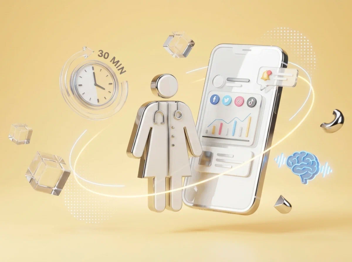 Как врачу вести соцсети в 2025 году, тратя на это 30 минут в день